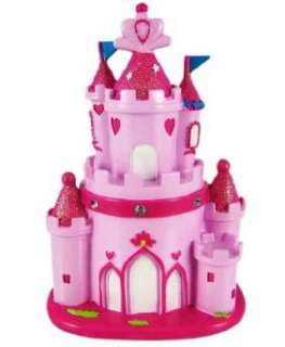 Pink Princess Castle Piggy Bank Money Coin Pretty Girls Funny Toys for 