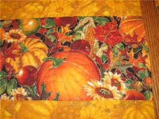 Handmade Set 6 Placemats Autumn harvest Thanksgiving  