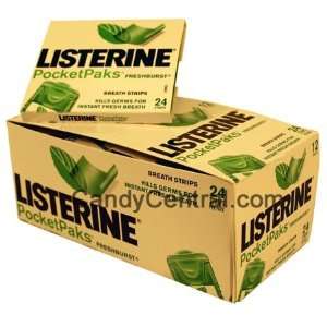 Listerine PocketPaks Freshburst (12 Ct)  Grocery & Gourmet 