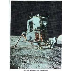    Set of Three (3) 1969 Landing on the Moon Pictures 
