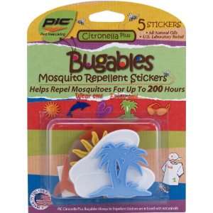  Pic BUG 5 Count Mosquito Repellent Stickers Patio, Lawn 