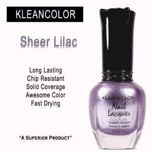  Kleancolor   Nail Polish   Sheer Lilac Beauty