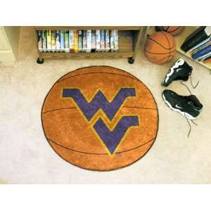   NCAA West Virginia Mountaineers Chromo Jet Printed Basketball Rug