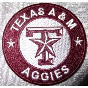  NCAA Texas A&M Aggies Logo Crest Embroidered PATCH 