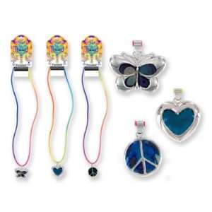  Rainbow Cord Mood Necklace Toys & Games