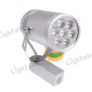 NEW 7x1W 630 Lumen White LED Projection Lamp Track Light  