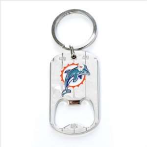  Forever Collectibles NFL Dog Tag Bottle Opener   Dolphins 