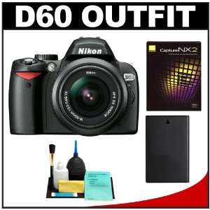  Nikon D60 Digital SLR Camera Body with Nikon 18 55mm VR DX 