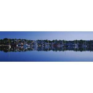  Reflection of Boats in Water, Lunenburg, Nova Scotia 
