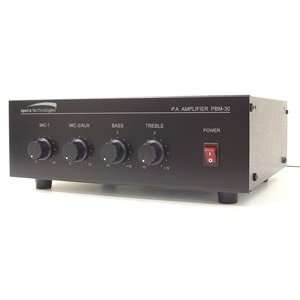  PBM 30 30 Watt Commercial 70V Amplifier With 2 Channel 