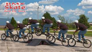 BMX Skate Full Fly Box Skate Ramps   BMX Launch Sequence