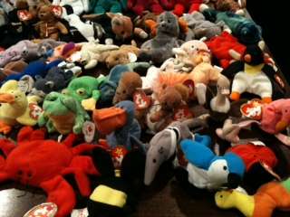 AMAZING TY BEANIE BABY AND MINI TY COLLECTION Rare variety  