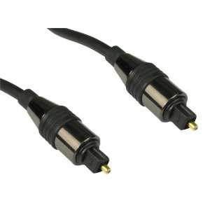  Wired Up TOSLINK or Optical Cable 5m   Black and Silver 