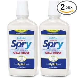  Xlear Spry Oral Rinse, Clear (Pack of 2) Health 