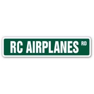  RC AIRPLANES Street Sign hobby model builder helicopter 