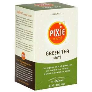 Pixie Mate Tea Bags, Green Tea Mate, 20 Count Box  Grocery 