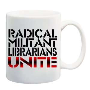   MILITANT LIBRARIANS UNITE Mug Coffee Cup 11 oz 