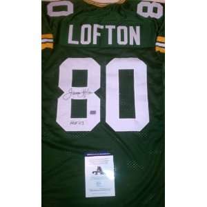    James Lofton Signed Green Bay Packers Jersey 