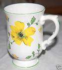 Royal Victoria Mug Coffee Cup England Yellow Flowers