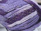 Katia Triana Lux #33 purple ruffle scarf yarn  