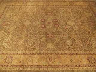 10x14 Beautiful Veggie Dye Handmade Sultanabad Wool Rug  