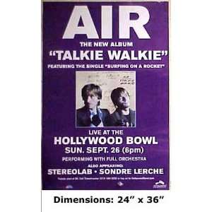  AIR Talkie Walkie Live at Hollywood Bowl 24x36 Poster 