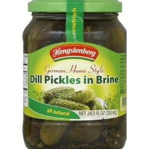 Hengstenberg, Pickle Dill Brine 24 OZ (Pack of 6)  Grocery 