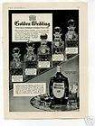 golden wedding scotch whiskey original vintage ad expedited shipping 