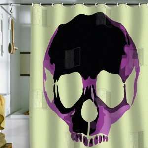  Shower Curtain Pink Skull (by DENY Designs)