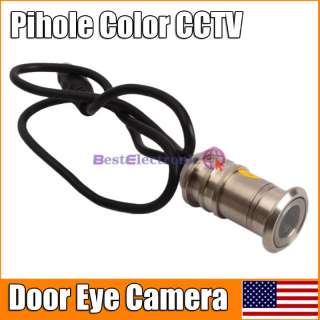Mini Surveillance Security Door Eye Hole Color CCTV SPY Camera @US 