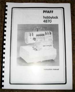   description of parts, how to assemble them and operate this serger