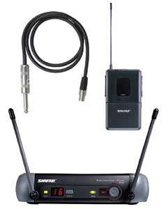 Product Shure PGX14 Guitar/Bass Wireless System (644.662 L5 TVCH 