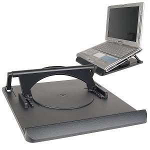  Portable Lightweight Revolving & Cooling Laptop Stand 