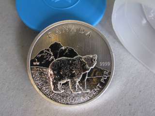 Canada Grizzly 1 ouce silver coin