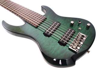 Brice Defiant 6 Lizard Burst 6 String Bass Guitar  