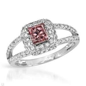 Ring With 1.20ctw Precious Stones   Genuine Clean Diamonds Beautifully 