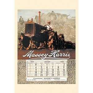   printed on 20 x 30 stock. Massey Harris Calendar