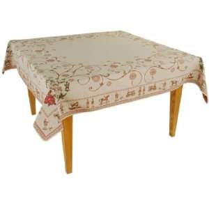  Noel Natural Tablecloth 69x69 Square