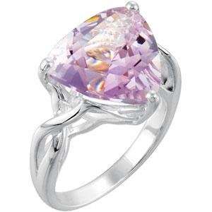  Rose De France Quartz Ring in Sterling Silver Jewelry