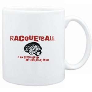  Mug White  Racquetball is an extension of my creative 