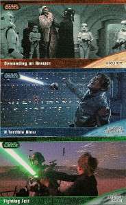 1997 Star Wars Trilogy widevision trading card set  