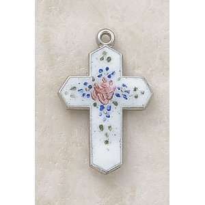 Sterling Silver Cross Necklace Christian Faith Fashion Jewelry Pendant 