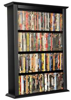 Black 342 Wall Mount CD/DVD Media Storage Cabinet/Rack  