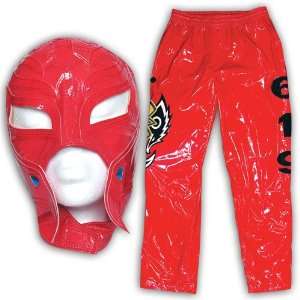  REY MYSTERIO RED REPLICA MASK & PANTS COMBO KID SIZE 