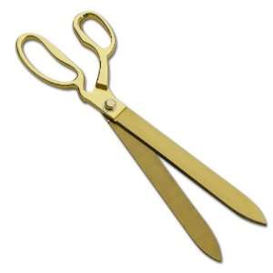    15 Gold Plated Ceremonial Ribbon Cutting Scissors