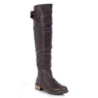  Qupid Relax 01 Over the Knee Riding Boot Shoes