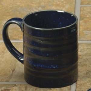    RSVP Blue Textured Porcelain Mug 10 1/2 oz.