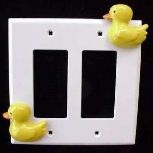  Rubber Ducky Duck Duckie Double GFI Toggle Outlet Rocker 