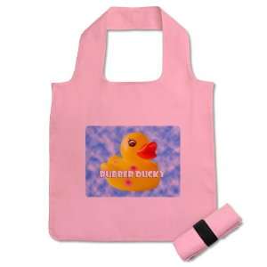   Shopping Grocery Bag Pink Rubber Ducky Girl HD 