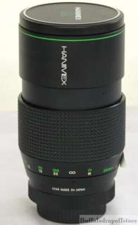   is the Hanimex Automatic Telephoto 3,3/200mm Multi Coated Camera Lens